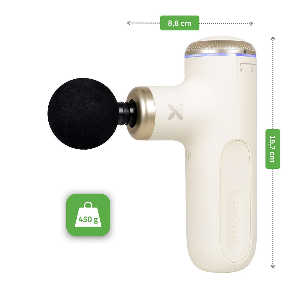 Sīktēls: Masāžas pistole PULSE mini, balta