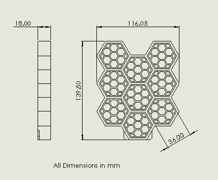 Thumbnail: Honeycomb Wax Melt Mould