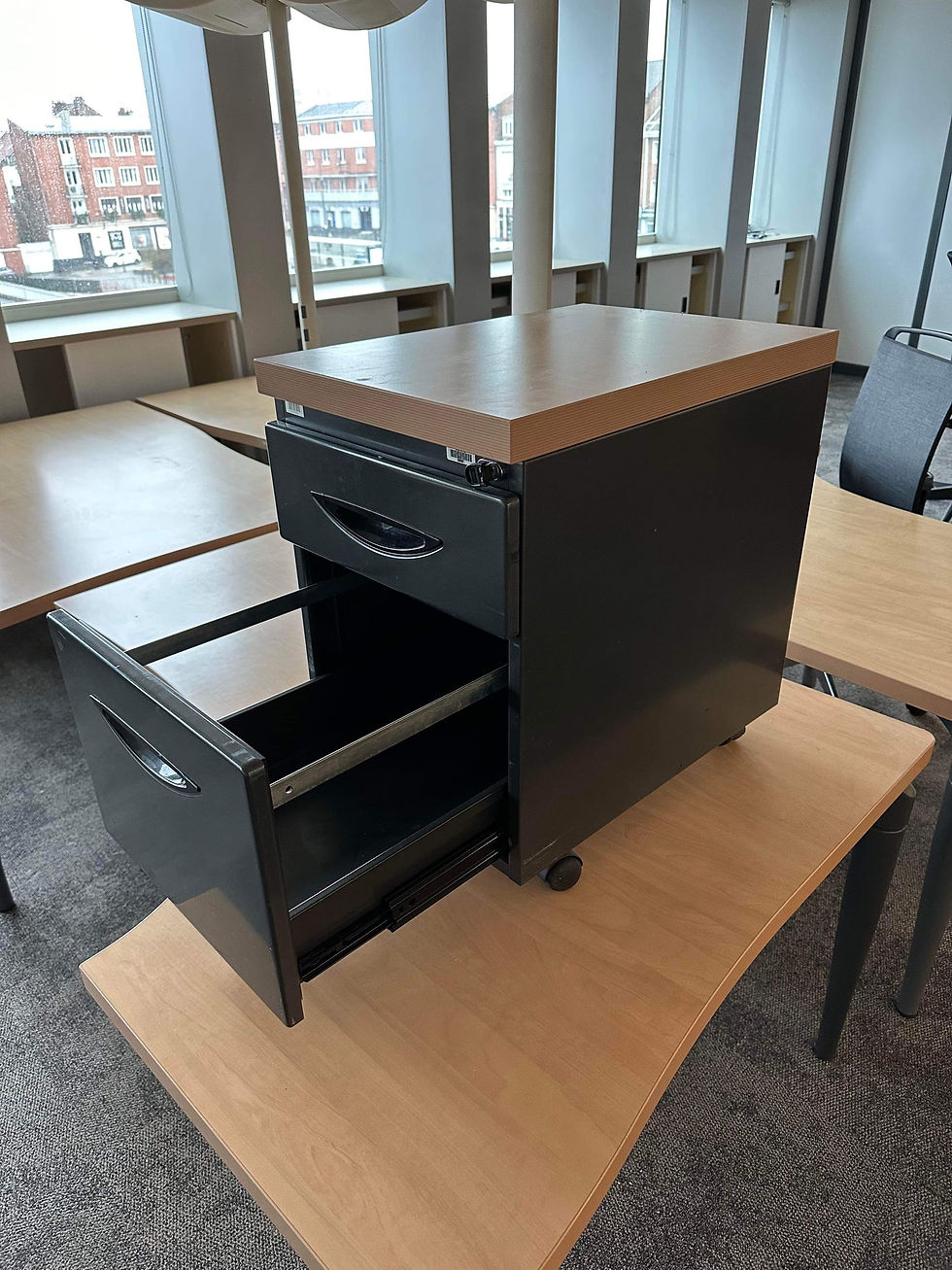 Miniature : Caisson de bureau 2 tiroirs 