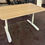 Miniature : Bureau simple bois clair - 120x80cm - hauteur réglable 