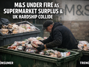 Marks & Spencer Underfire as Supermarket Surplus & UK Hardship Collide visual media depiction