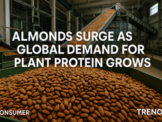 Almonds Surge as Global Demand for Plant Protein Grows visual media slide