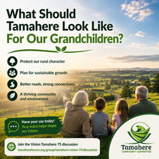 What Should Tamahere Look Like for Our Grandchildren?