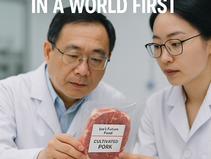 China Cracks Industrial-Scalle Cultivated Cultivated Pork In A World First visual media slide