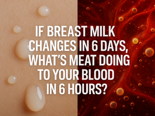 If Breast Milk Changes in 6 Days, What’s Meat Doing to Your Blood in 6 Hours? visual media slide 