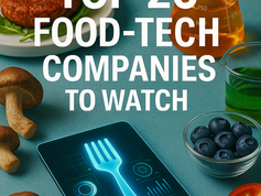 Global Top20 Food-Tech Companies to Watch visual media slide