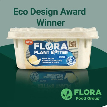 Flora Food Group Wins Award for Eco-Friendly Plant Butter Tub