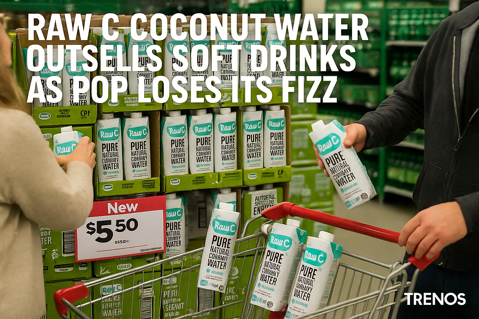 Raw C Coconut water outsells all softdrinks in Woollies Visual Media 