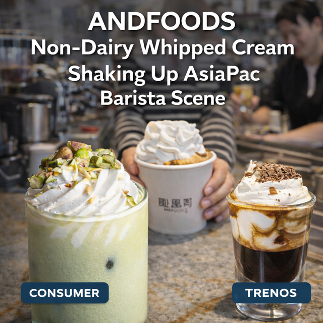 ANDFOODS whipped cream on an iced coffee