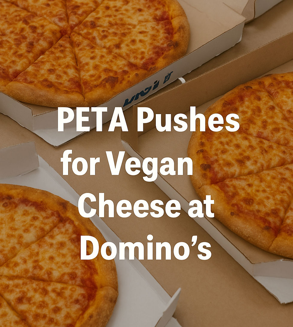 PETA Pushes Vegan Cheese at Dominos