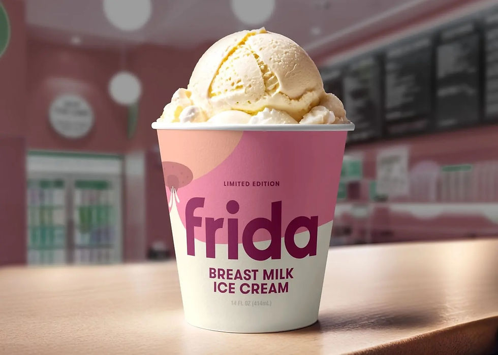 Frida breast milk ice cream