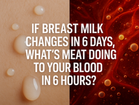 If Breast Milk Changes in 6 Days, What’s Meat Doing to Your Blood in 6 Hours? visual media slide