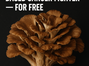 Mushroom-based cancer fighter visual