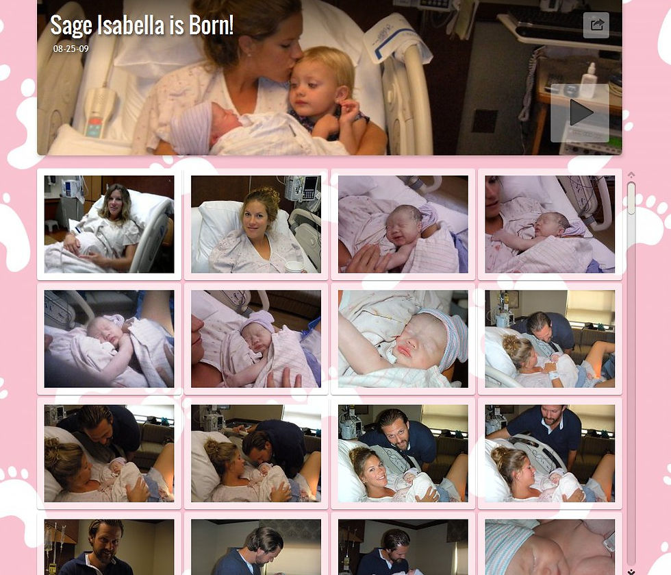 Sage Isabella is Born! - 08/09