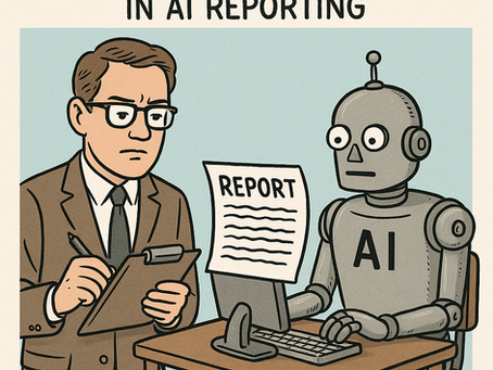 The importance of human oversight in AI-driven reporting