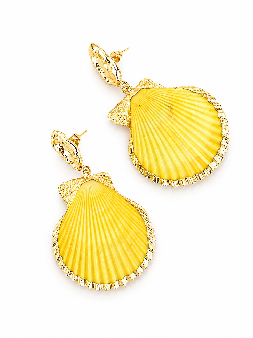Thumbnail: Large Seashell Earrings
