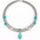 Thumbnail: Beam Multi Stone Necklace - Silver
