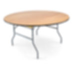 Thumbnail: 60" Wood Round Tables