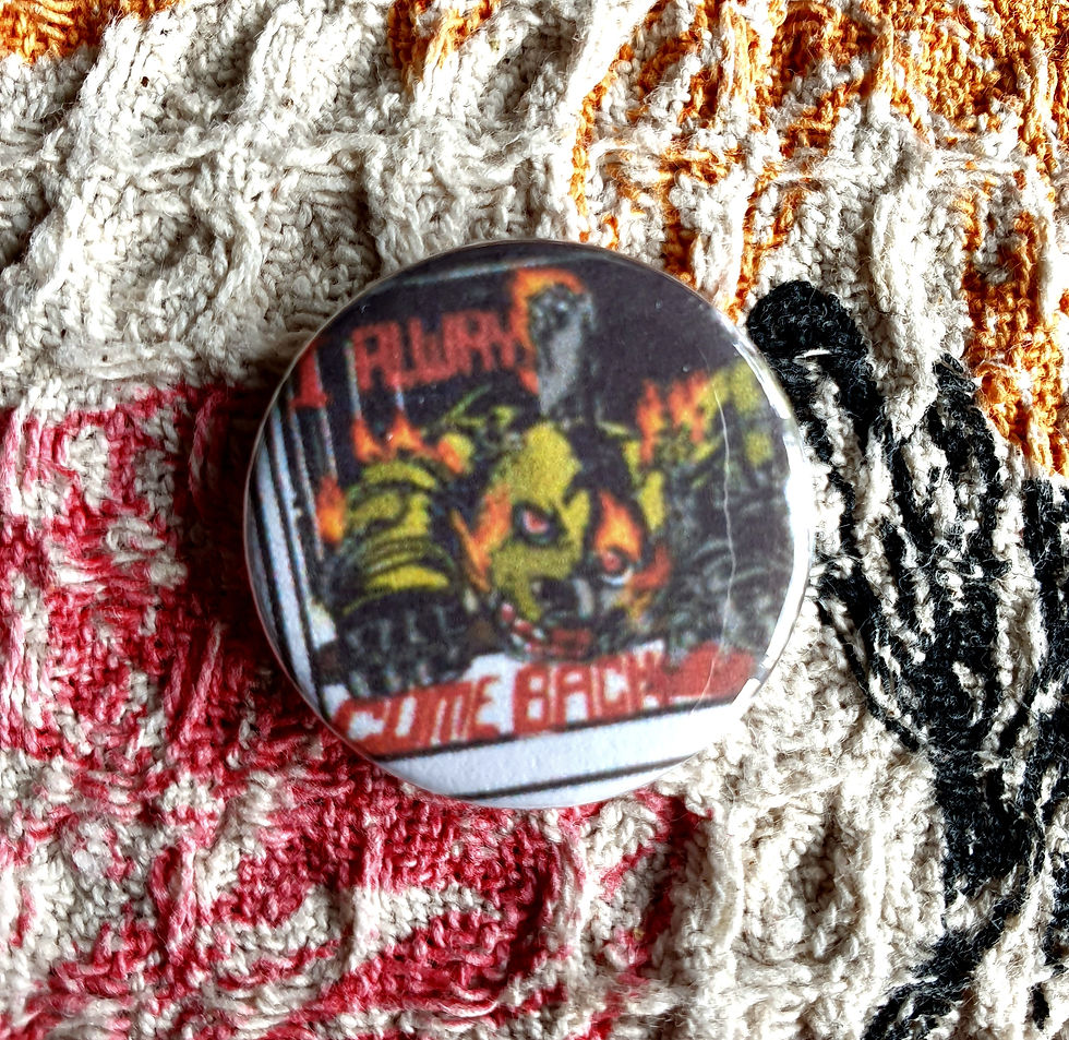 Thumbnail: Halloween Horror Punk Art Badges No2 - Small 