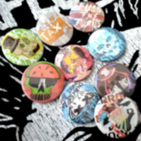 Punk Art Badges No4 - Small
