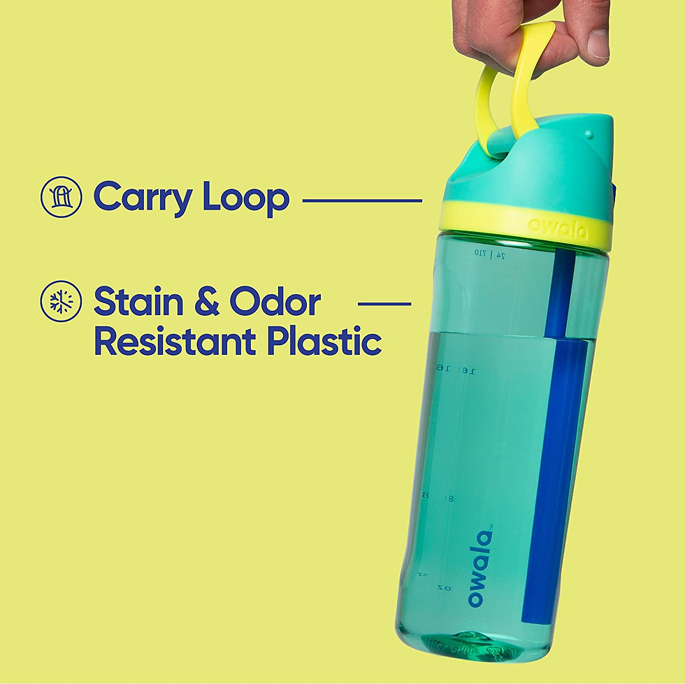 Thumbnail: Freesip Tritan Water Bottle with Straw, 25 Oz