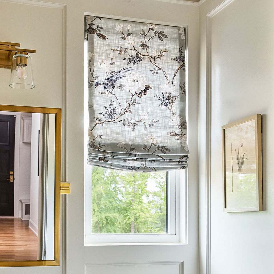 Carole Fabrics Soft Roman Shade In Kingwood Texas