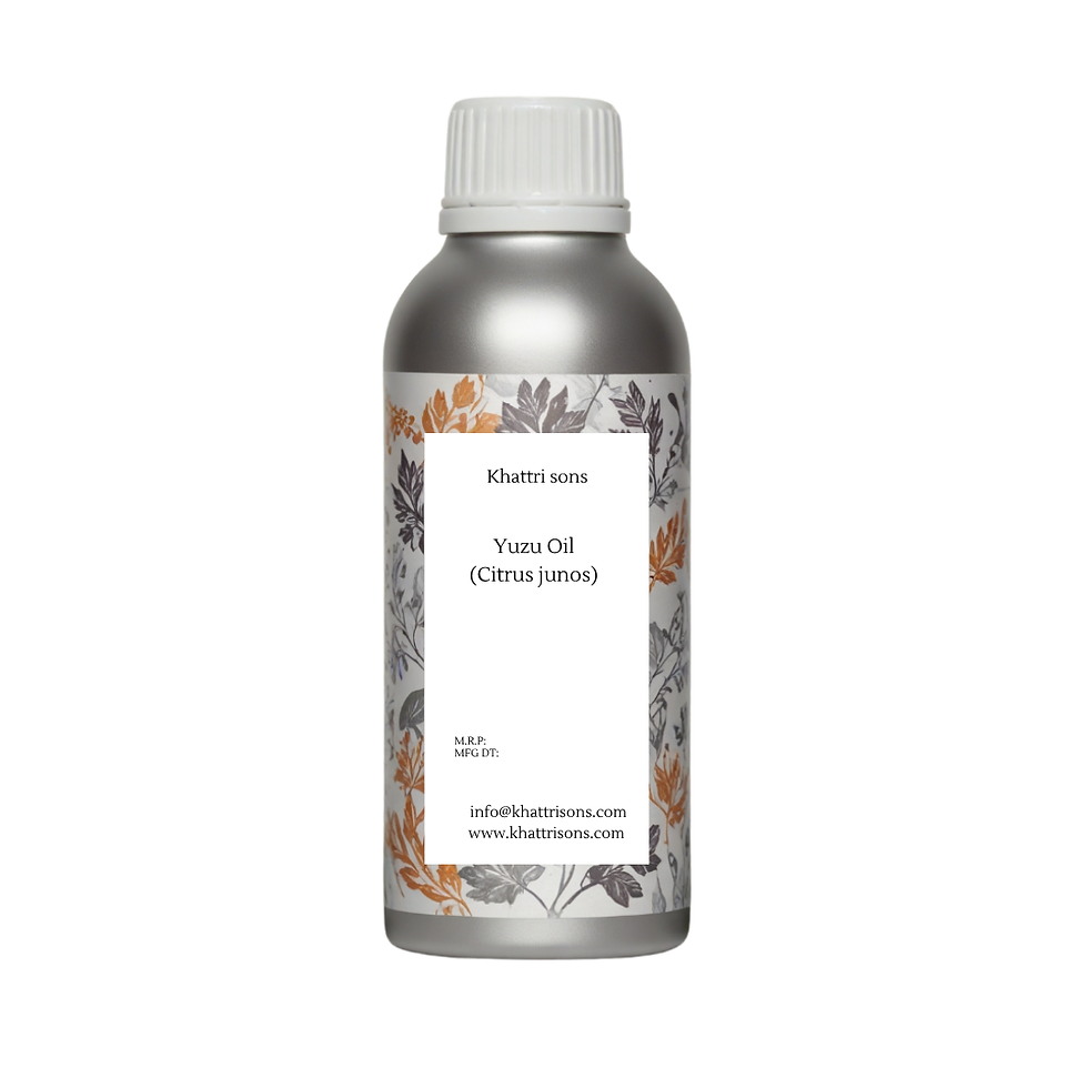 Yuzu Oil (Citrus junos) bottle