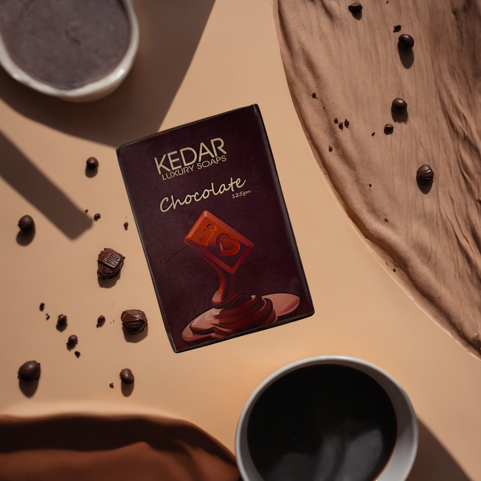Indulge in Chocolate soap: organic scented luxury. Nourish your skin with Chocolate soap: organic scented, free of harsh chem
