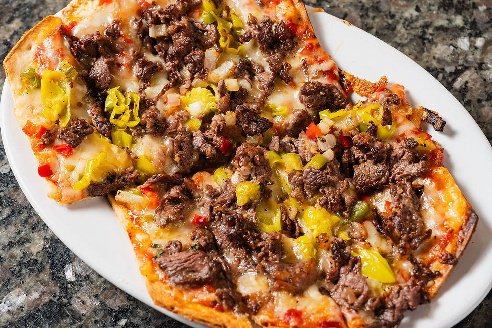 Ribeye Steak Pizza image