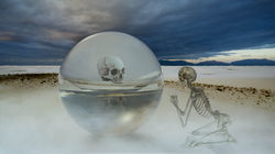 Skeletons on the beach