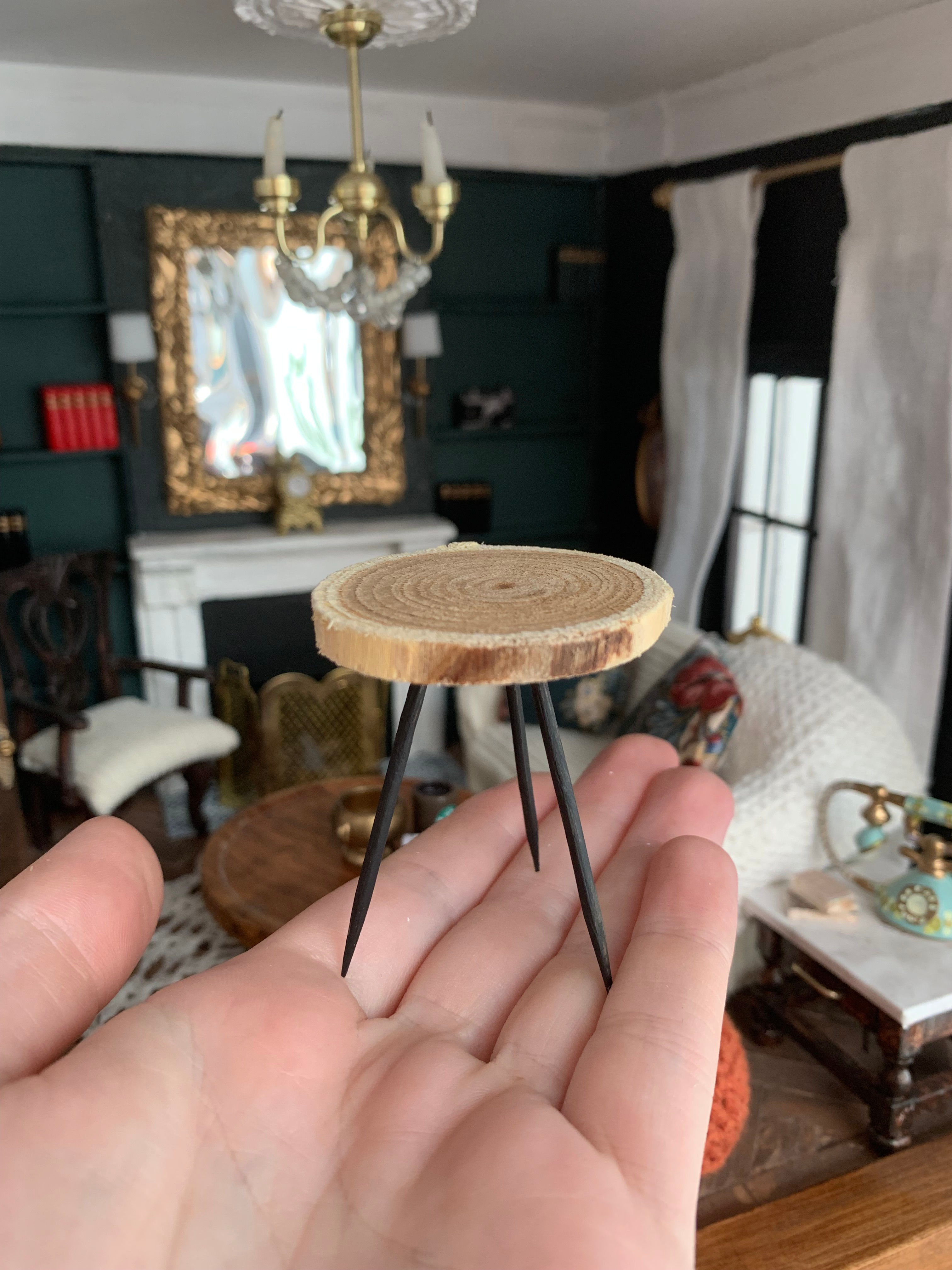 Table d'appoint rondin