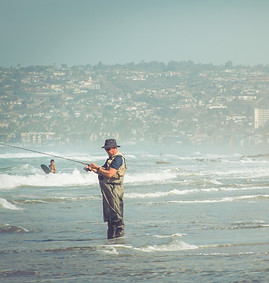 Pesca na praia