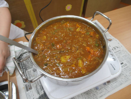 ひまわり保育園特製夏野菜カレー❕