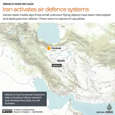 Drohnenangriff in der Nähe der iranischen Stadt Isfahan