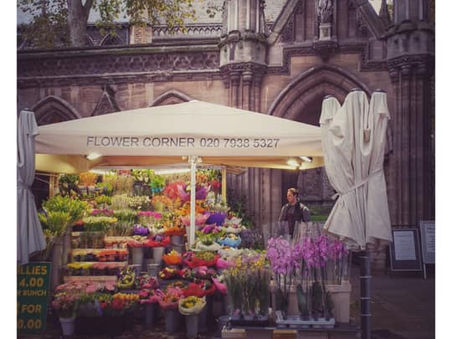 Florist Kiosk at High Street Kensington