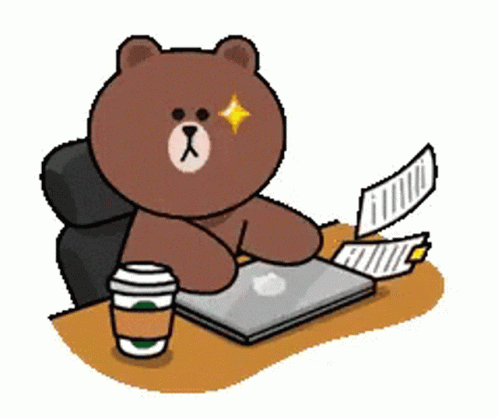 From KlickPin CF Bear Done GIF - Bear Done Typing - Discover & Share GIFs _ Gif lindos Emo