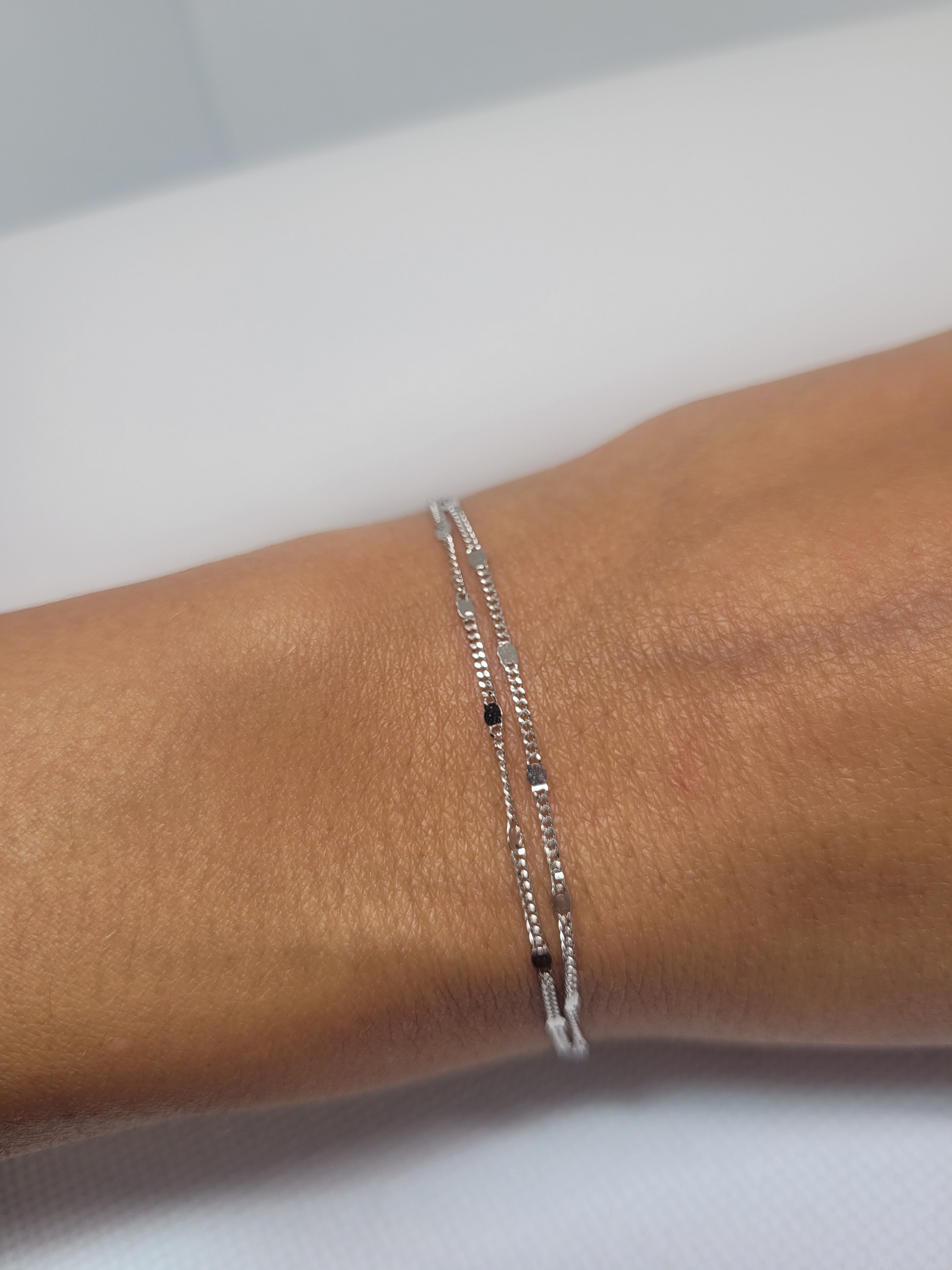 Ag925 squares Bracelet