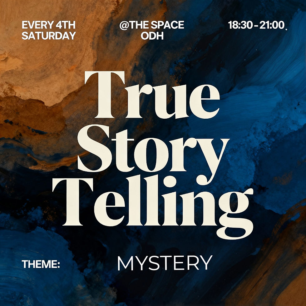 🕵️ TRUE STORYTELLING NIGHT: MYSTERY 🕵️
