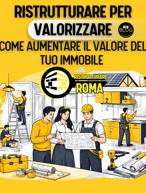 Valorizzazione dell’immobile per affitto o vendita a Roma: come aumentare il valore con una ristrutturazione mirata