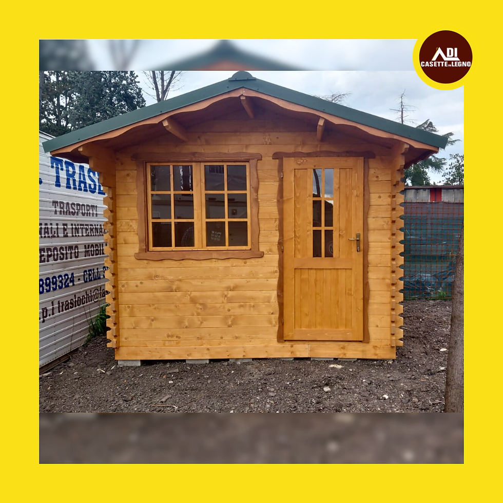 Miniatura: Casetta in legno 3×3 m – ADI CASETTE IN LEGNO