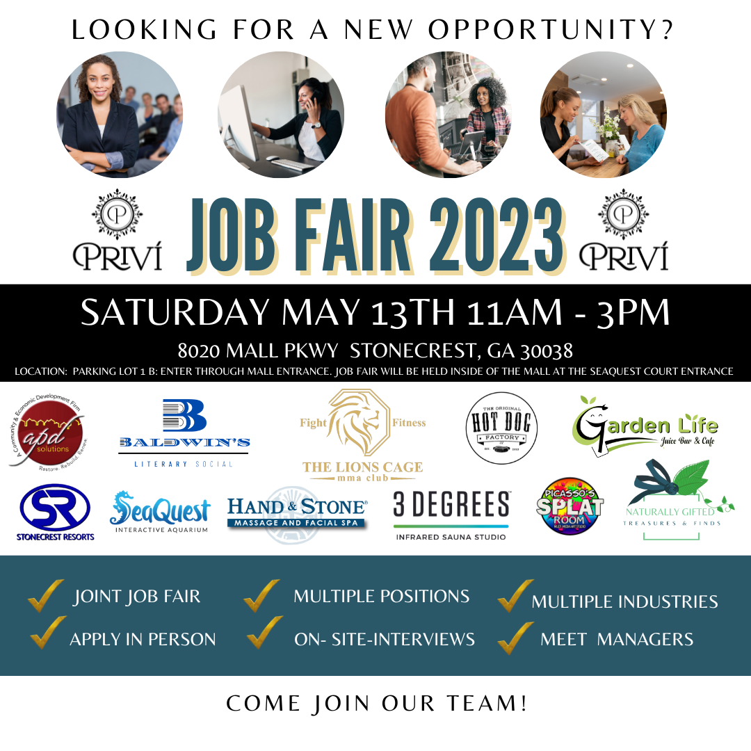 Priví Job Fair Priví Stonecrest