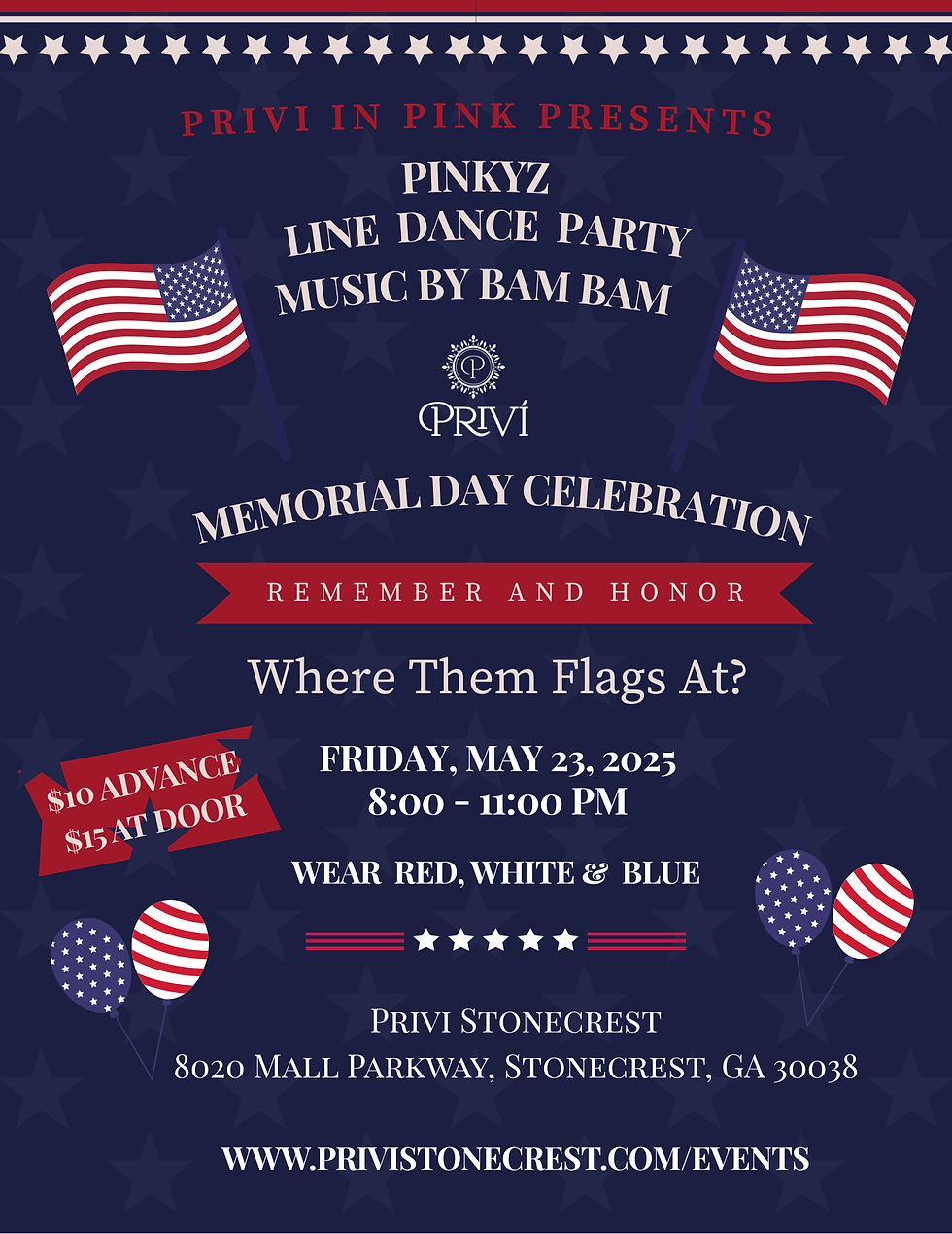 Priví in Pink: Pinkyz Line Dance Party