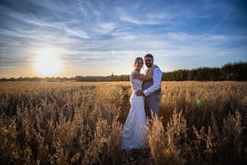 Wedding photography capturing bride and groom portrait by Cherrywood Productions