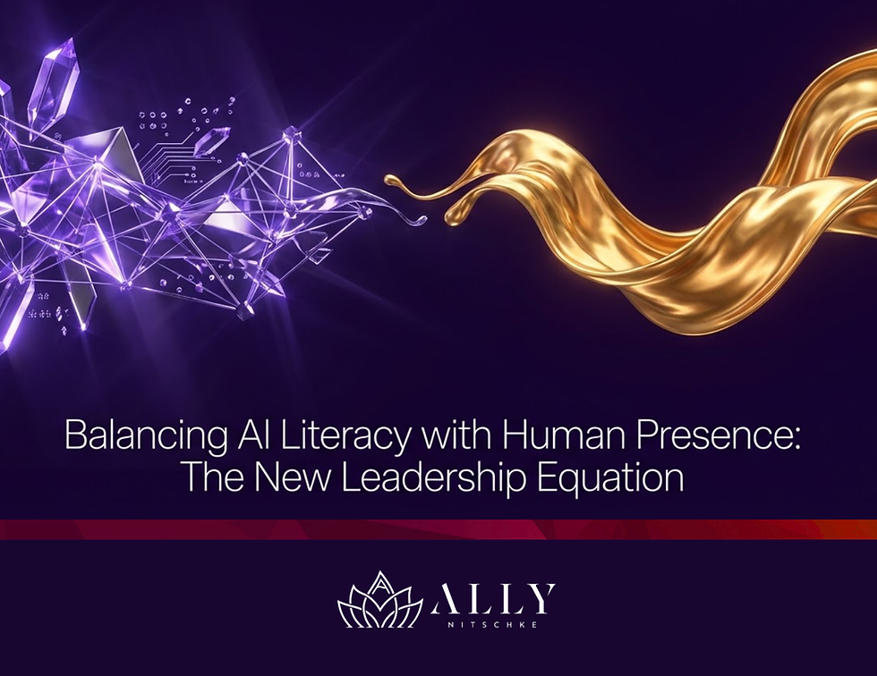 Balancing AI Literacy with Human Presence: The New Leadership Equation
