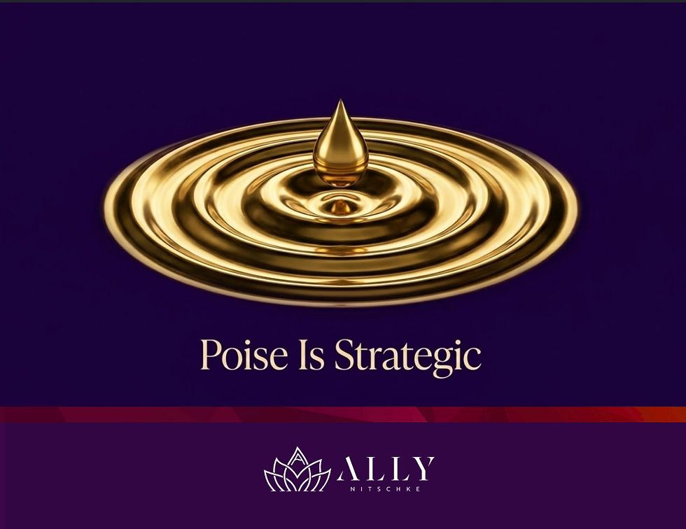 Poise Is Strategic