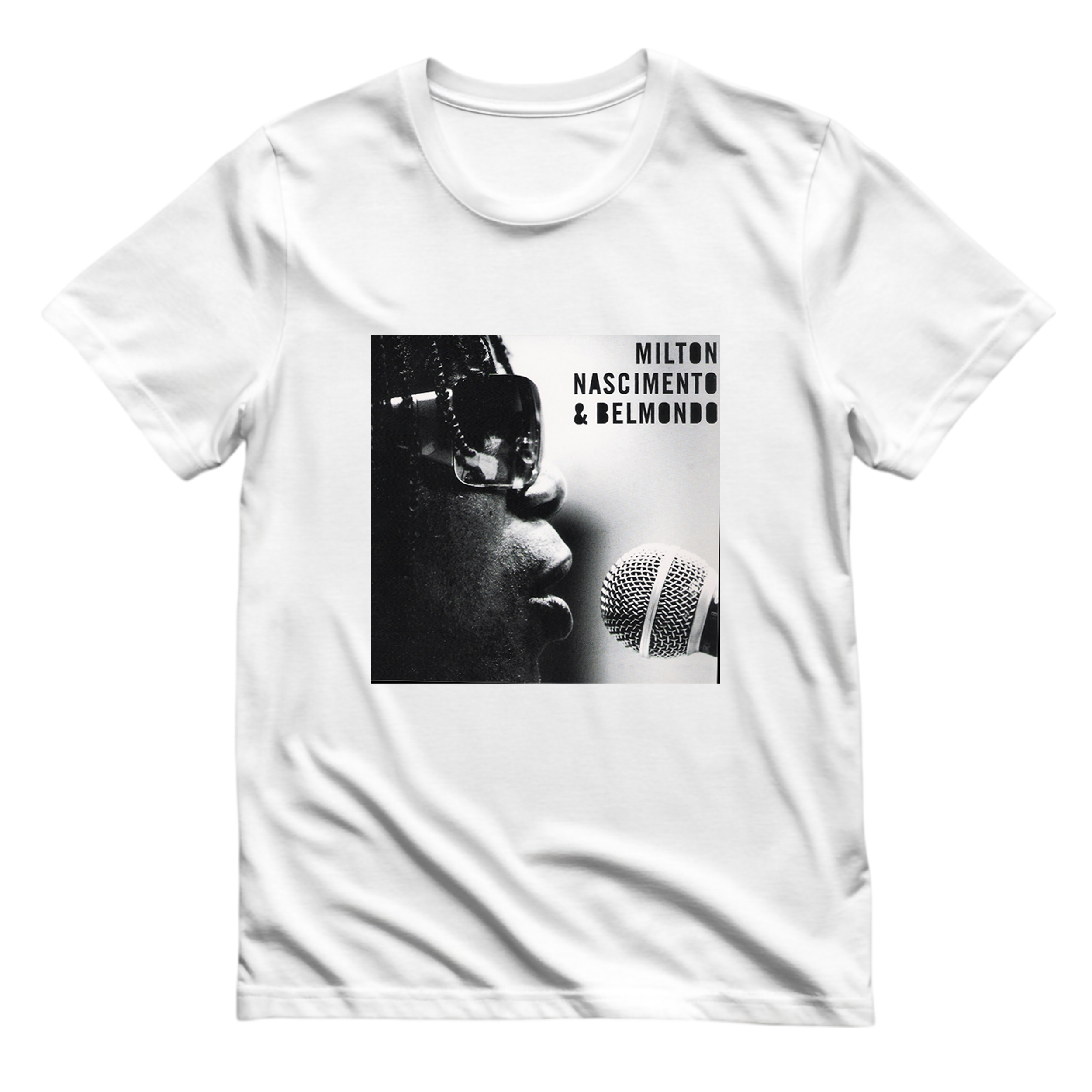 camiseta Milton Nascimento e belmondo
