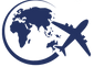 Logo da Pelo Mundo Viagens acima das condições de uso do site