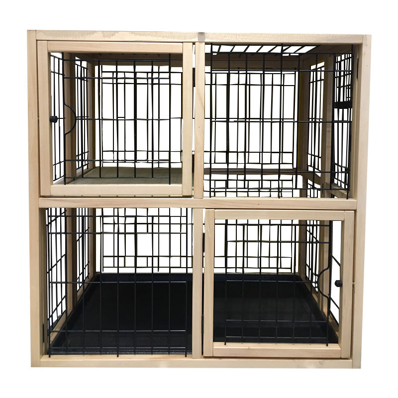 Chuồng gỗ cho chó mèo 2 tầng RICHELL RC09
