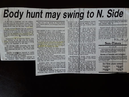 DOES JOHN WAYNE GACY HAVE ADDITIONAL VICTIMS BURIED SOMEWHERE? SURE SEEMS LIKE IT…
