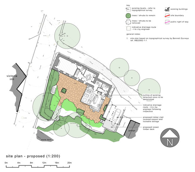 Planning Application - extension site plan
